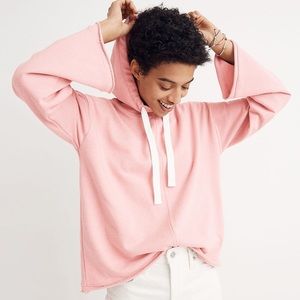 Madewell bell sleeve hooded sweatshirt